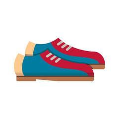 bowling shoes icon vector illustration design