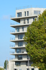 Immeuble en cours de construction.