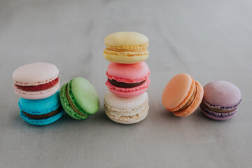 Macarons de varios colores