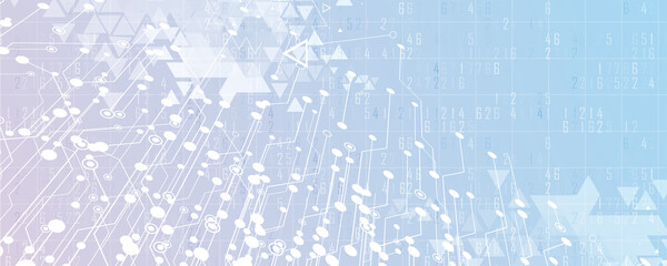 Abstract tech background. Futuristic technology interface