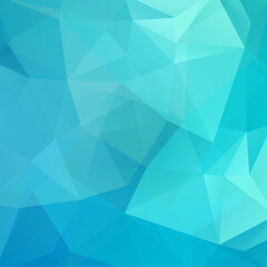 Blue polygonal vector background. Can be used in cover design, book design, website background. Vector illustration