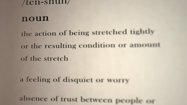 Tension Definition