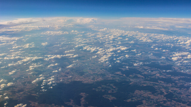 view of the clouds