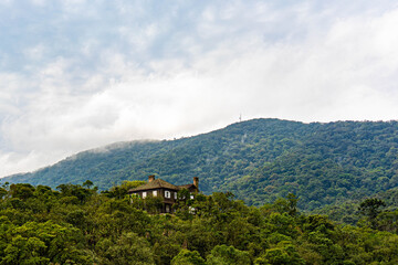 Fototapeta premium house in the mountains