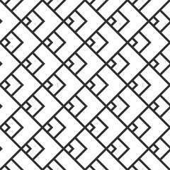 Seamless abstract geometric pattern. Modern stylish texture