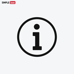 Info icon vector . Information sign