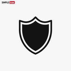 Shield icon vector . protection sign