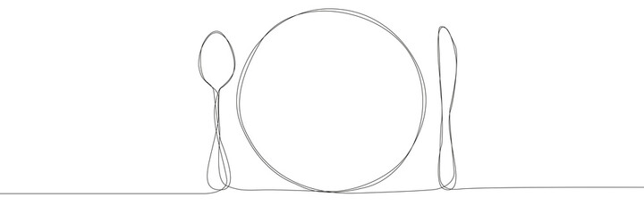 Fork spoon and knife on white background