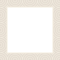 Abstract Circular Border Background Vector Illustration for Scrapbook, Print, Poster, Wallpaper, Flyers, Fabric, Web Design, Social Media