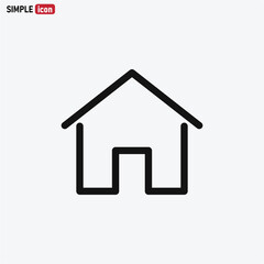 Home icon vector . House sign