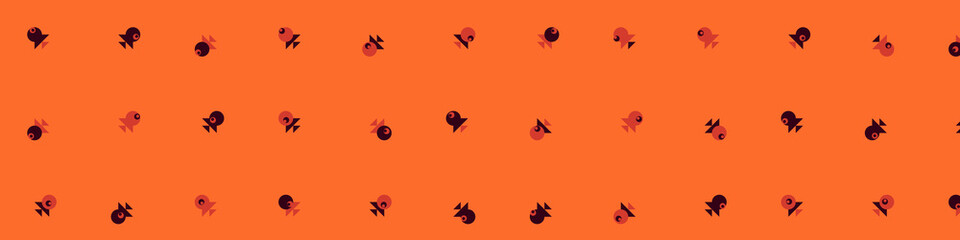 Abstract Color Halftone Dots generative art background illustration