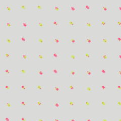 Abstract Color Halftone Dots generative art background illustration