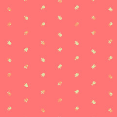 Abstract Color Halftone Dots generative art background illustration