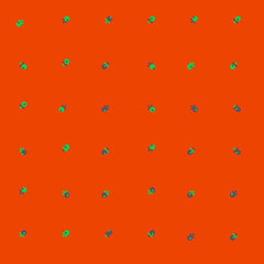 Abstract Color Halftone Dots generative art background illustration