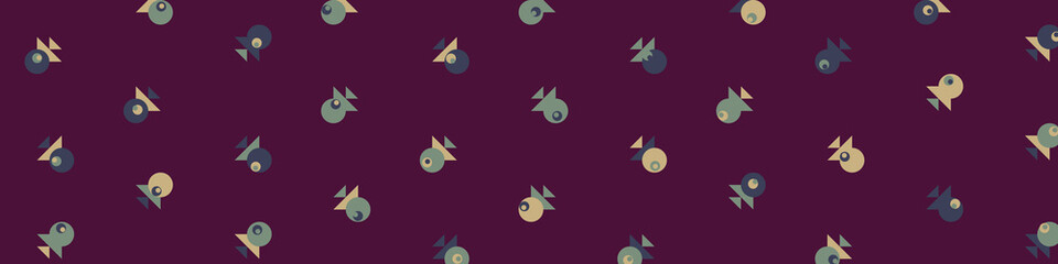 Abstract Color Halftone Dots generative art background illustration