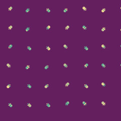 Abstract Color Halftone Dots generative art background illustration