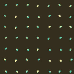 Abstract Color Halftone Dots generative art background illustration