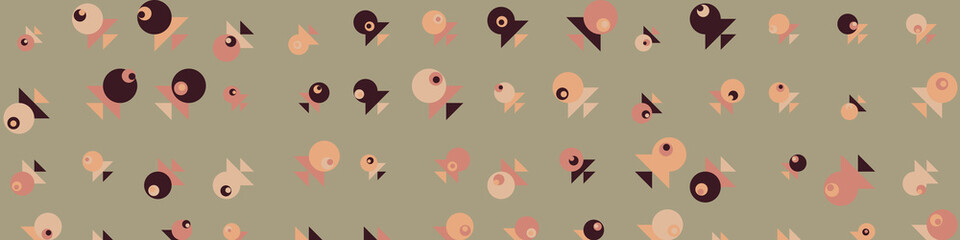 Abstract Color Halftone Dots generative art background illustration