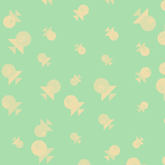 Abstract Color Halftone Dots generative art background illustration