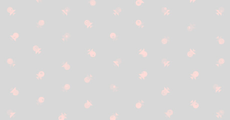 Abstract Color Halftone Dots generative art background illustration