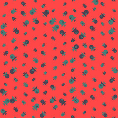 Abstract Color Halftone Dots generative art background illustration