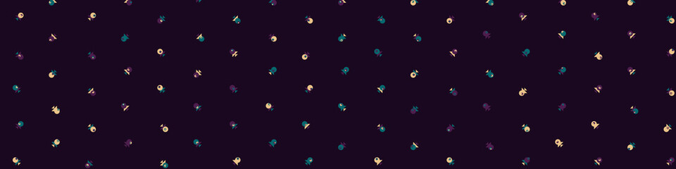 Abstract Color Halftone Dots generative art background illustration