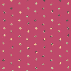 Abstract Color Halftone Dots generative art background illustration