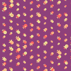 Abstract Color Halftone Dots generative art background illustration