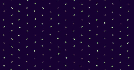 Abstract Color Halftone Dots generative art background illustration