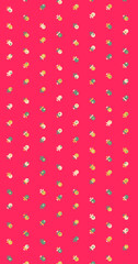 Abstract Color Halftone Dots generative art background illustration