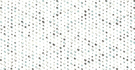 Abstract Color Halftone Dots generative art background illustration