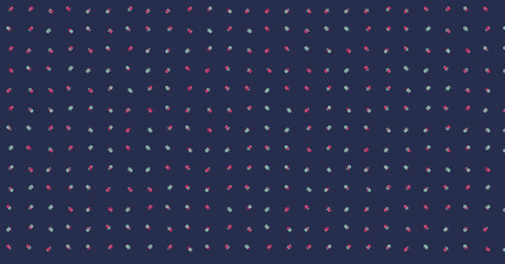 Abstract Color Halftone Dots generative art background illustration