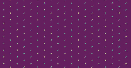 Abstract Color Halftone Dots generative art background illustration