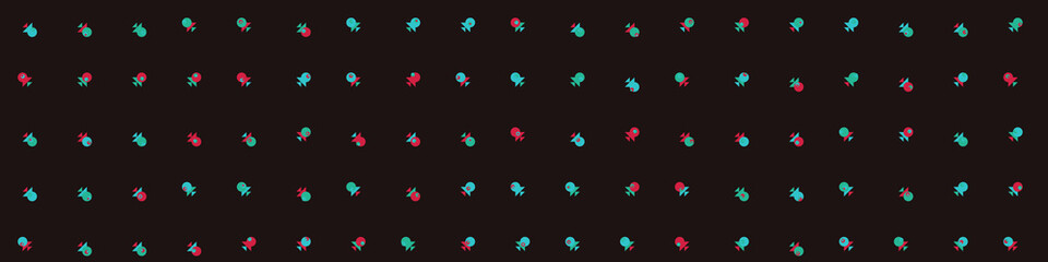 Abstract Color Halftone Dots generative art background illustration