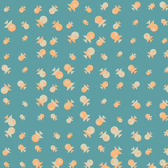 Abstract Color Halftone Dots generative art background illustration