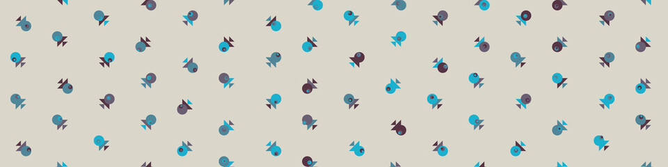 Abstract Color Halftone Dots generative art background illustration