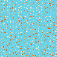 Abstract Color Halftone Dots generative art background illustration