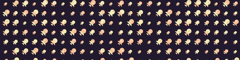 Abstract Color Halftone Dots generative art background illustration