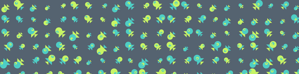 Abstract Color Halftone Dots generative art background illustration