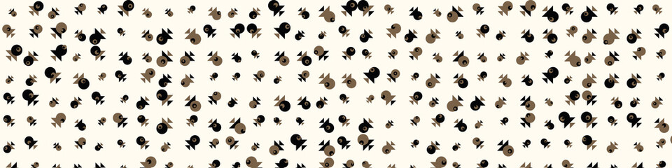 Abstract Color Halftone Dots generative art background illustration