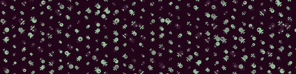 Abstract Color Halftone Dots generative art background illustration