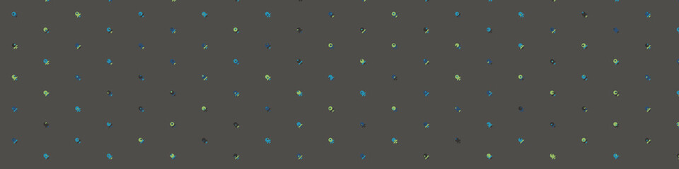 Abstract Color Halftone Dots generative art background illustration