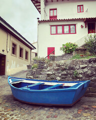 Fototapeta na wymiar Town from Asturias