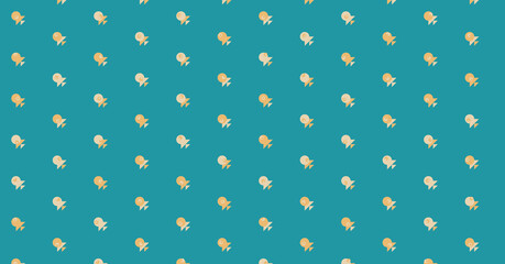 Abstract Color Halftone Dots generative art background illustration