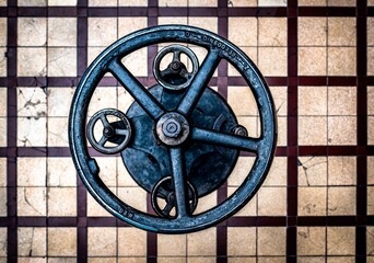 wheel in old german cookie-factorie