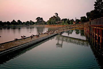 Sunrise 4 over Lake Elizabeth during California fires 2020