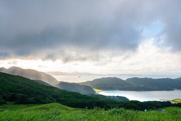 Obraz premium 長崎県平戸市 川内峠の夏の風景