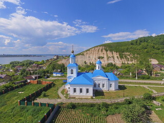 Church of the Introduction to the Church of the most Holy Theotokos in Vvedenskaya Sloboda. Tatarstan, Russia.