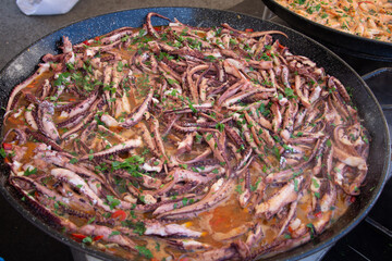 tentacles  calamari octopus in Bistrita,Romania 2020