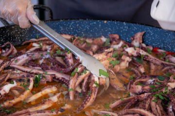 tentacles  calamari octopus in Bistrita,Romania 2020